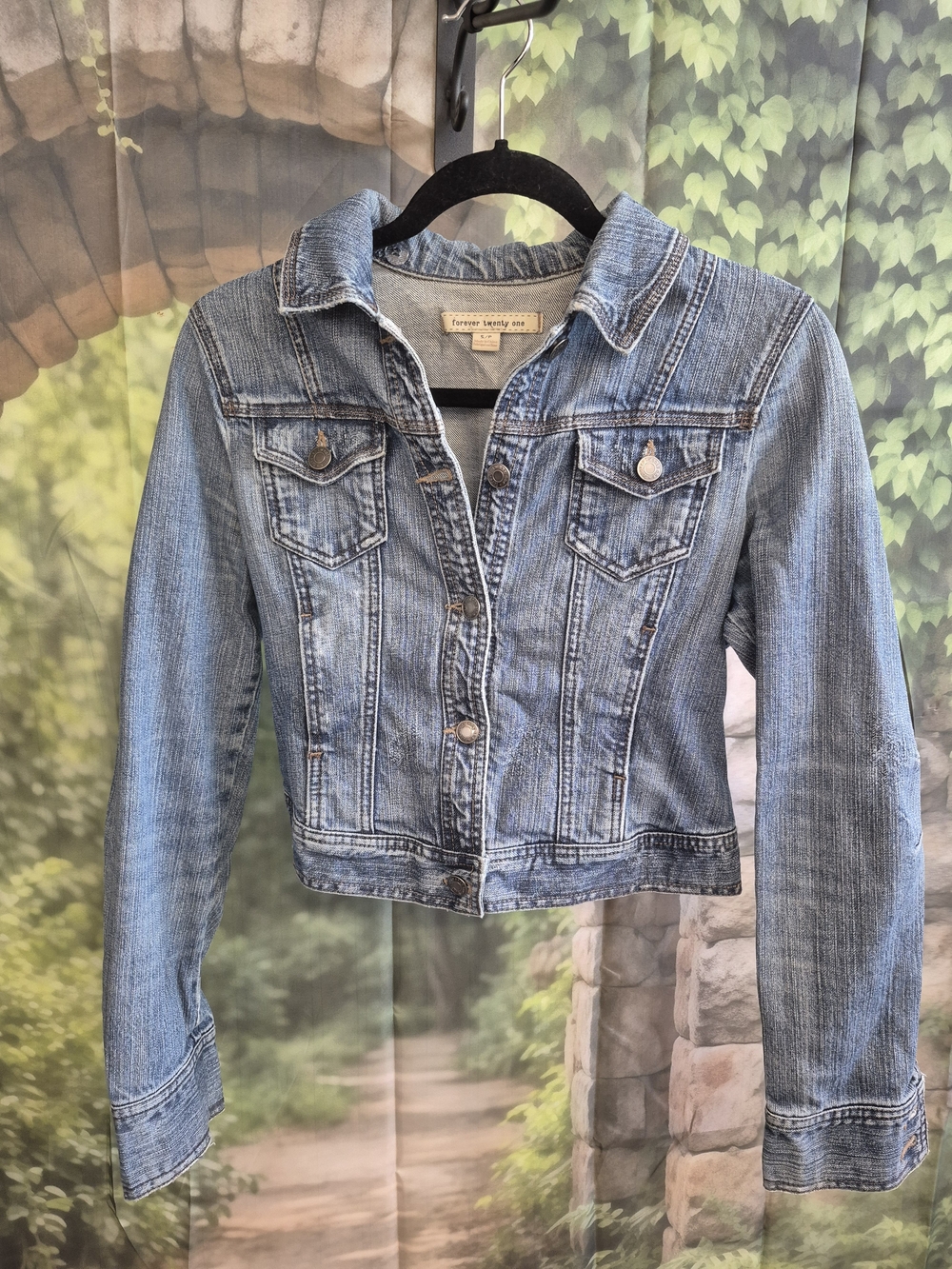 Women's Light Blue Denim Jacket - Forever 21